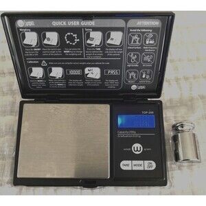 Portable Weight Scale, Pocket Scale,100g by 0.01g,Digital Grams Scale